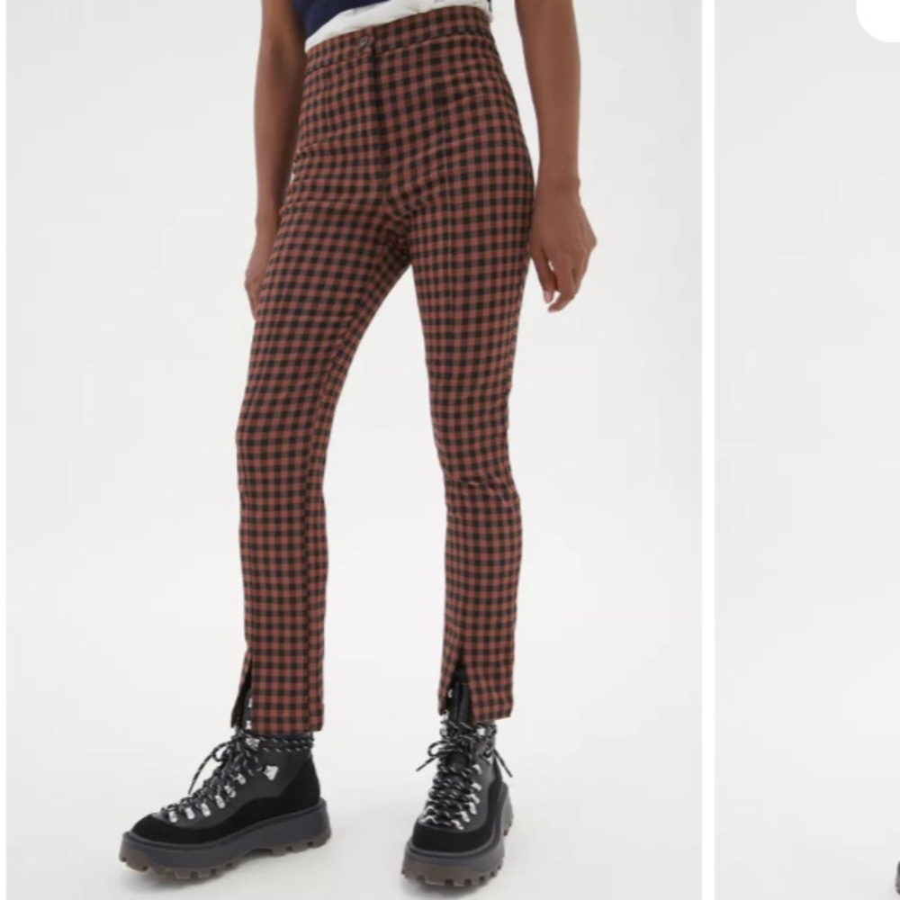 Urban Outfitters Plaid Checkered Edgy 90s Pants Straight Leg Slacks Trousers
